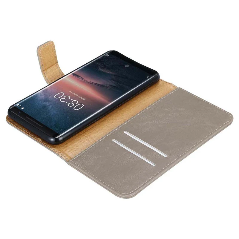 Cadorabo Hülle kompatibel mit Nokia 8 Sirocco Schutzhülle mit Magnetverschluss, Standfunktion und Kartenfach