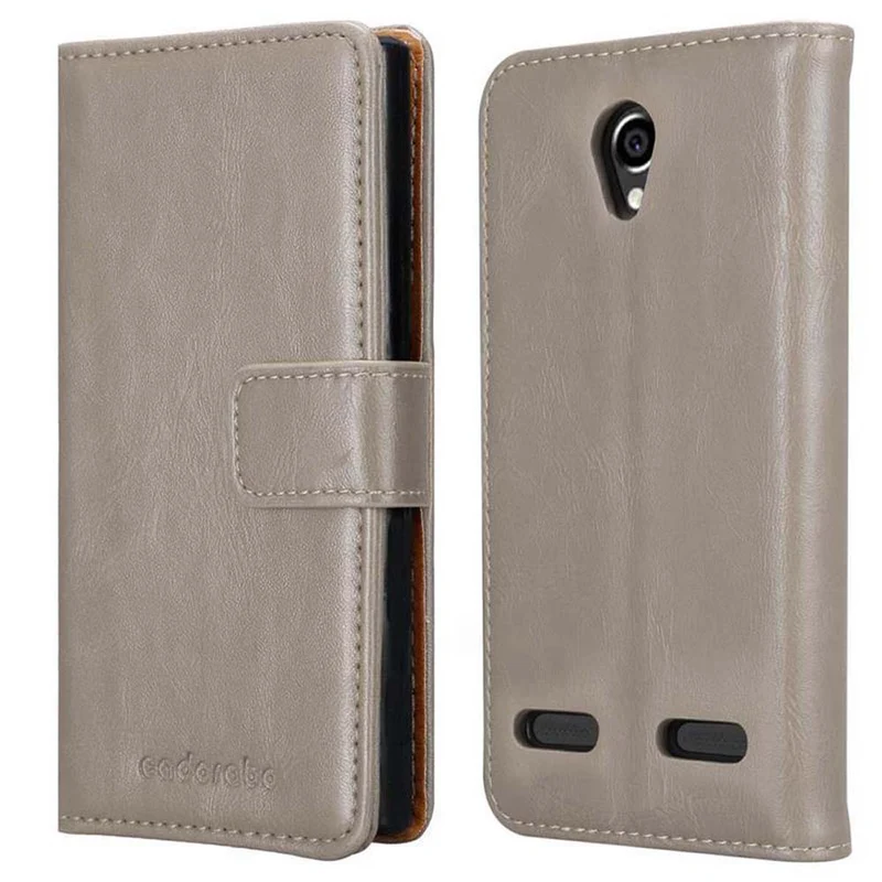 Cadorabo Hülle kompatibel mit ZTE Blade L7 Schutzhülle mit Magnetverschluss, Standfunktion und Kartenfach