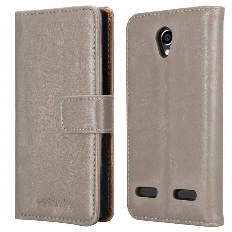 Cadorabo Hülle kompatibel mit ZTE Blade L7 Schutzhülle mit Magnetverschluss, Standfunktion und Kartenfach