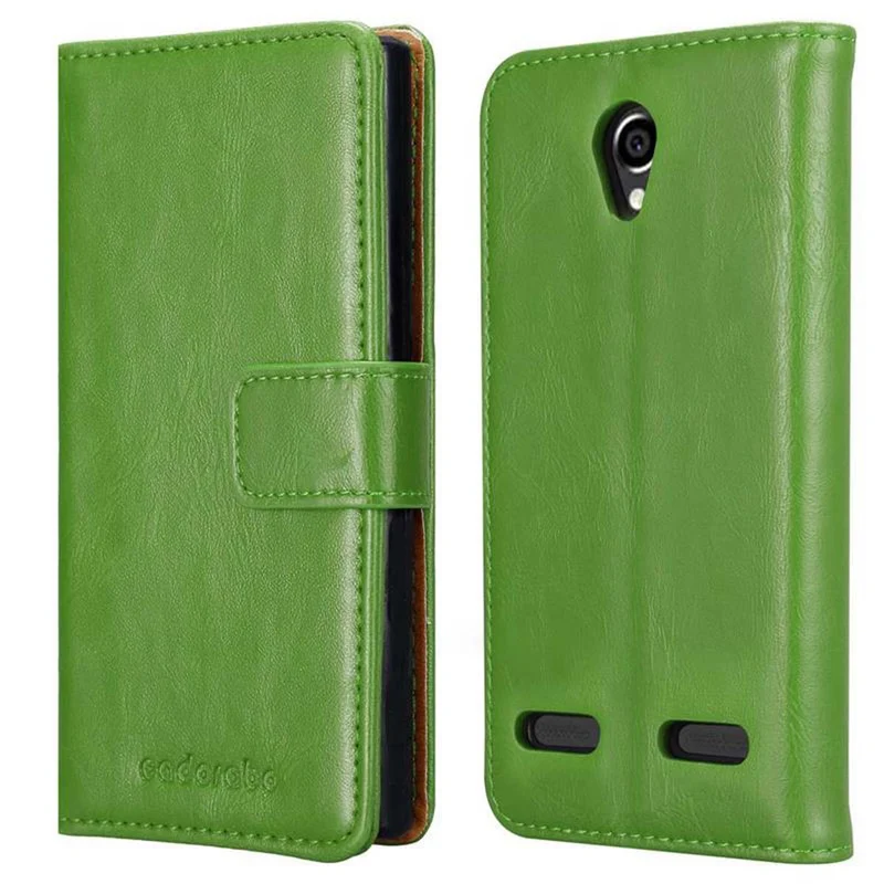 Cadorabo Hülle kompatibel mit ZTE Blade L7 Schutzhülle mit Magnetverschluss, Standfunktion und Kartenfach