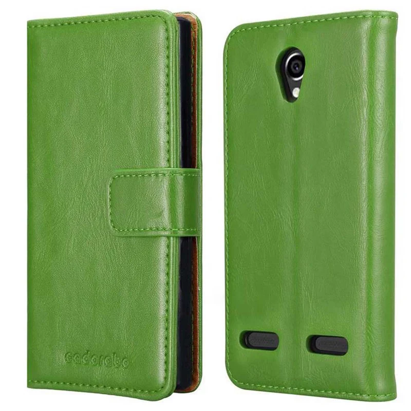 Cadorabo Hülle kompatibel mit ZTE Blade L7 Schutzhülle mit Magnetverschluss, Standfunktion und Kartenfach