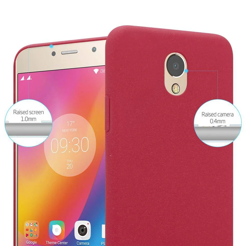 Cadorabo Hülle kompatibel mit Lenovo P2 Hard Case Schutzhülle in Frosted Optik gegen Kratzer und Stöße