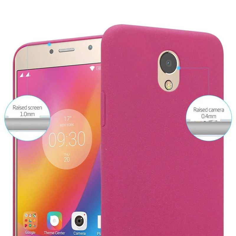 Cadorabo Hülle kompatibel mit Lenovo P2 Hard Case Schutzhülle in Frosted Optik gegen Kratzer und Stöße