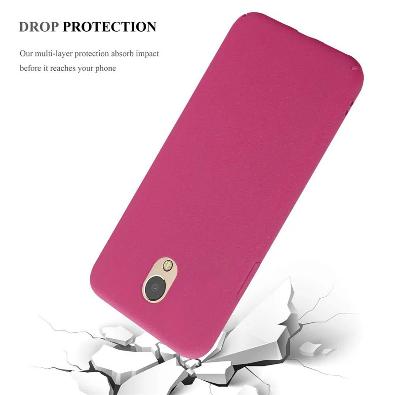 Cadorabo Hülle kompatibel mit Lenovo P2 Hard Case Schutzhülle in Frosted Optik gegen Kratzer und Stöße