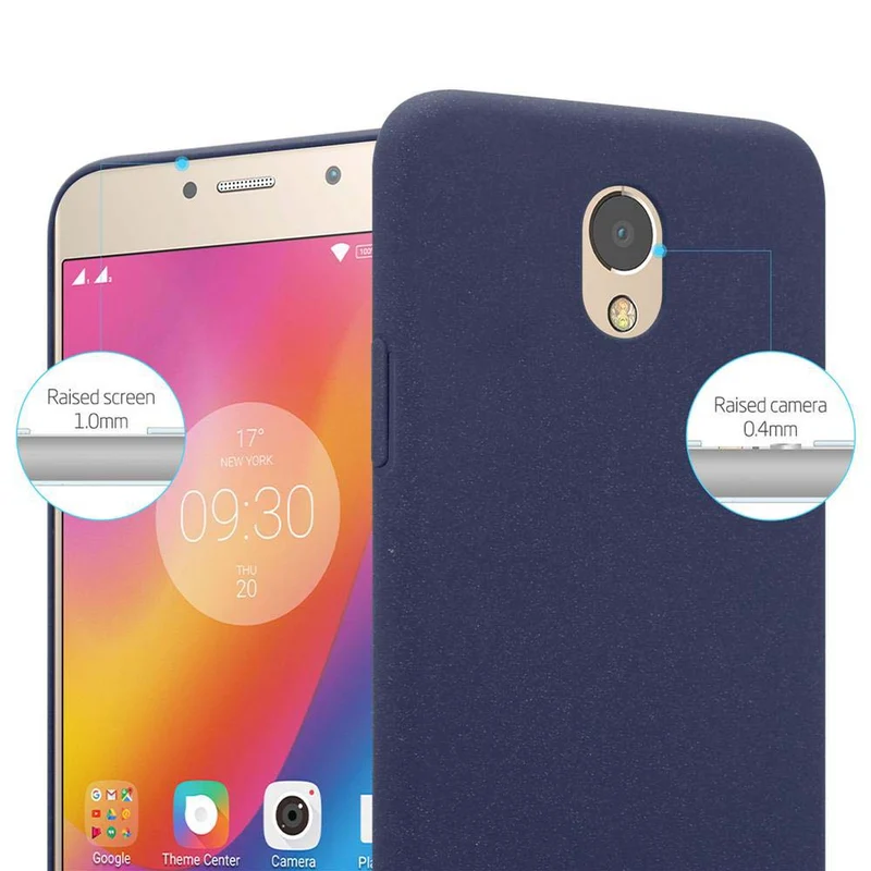 Cadorabo Hülle kompatibel mit Lenovo P2 Hard Case Schutzhülle in Frosted Optik gegen Kratzer und Stöße