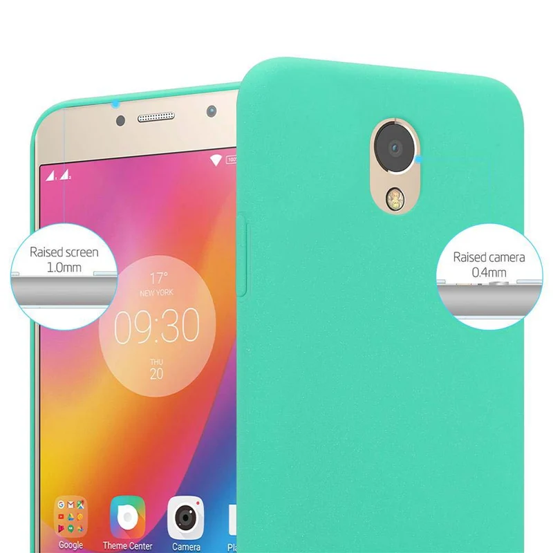 Cadorabo Hülle kompatibel mit Lenovo P2 Hard Case Schutzhülle in Frosted Optik gegen Kratzer und Stöße