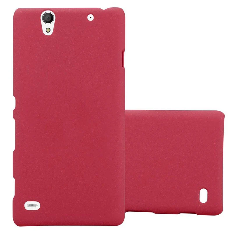 Cadorabo Hülle kompatibel mit Sony Xperia C4 Hard Case Schutzhülle in Frosted Optik gegen Kratzer und Stöße