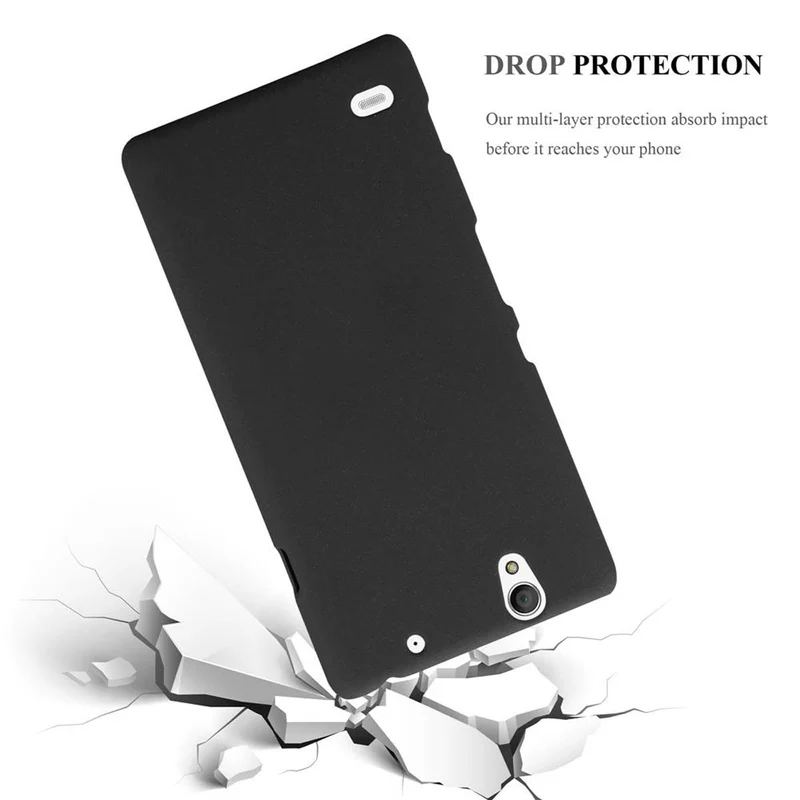 Cadorabo Hülle kompatibel mit Sony Xperia C4 Hard Case Schutzhülle in Frosted Optik gegen Kratzer und Stöße