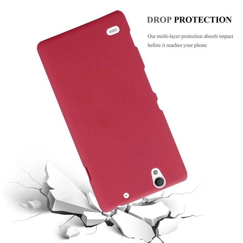 Cadorabo Hülle kompatibel mit Sony Xperia C4 Hard Case Schutzhülle in Frosted Optik gegen Kratzer und Stöße