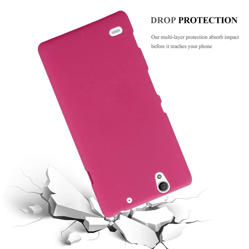 Cadorabo Hülle kompatibel mit Sony Xperia C4 Hard Case Schutzhülle in Frosted Optik gegen Kratzer und Stöße