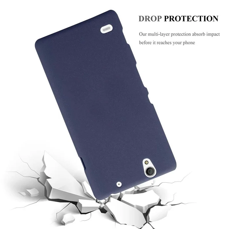 Cadorabo Hülle kompatibel mit Sony Xperia C4 Hard Case Schutzhülle in Frosted Optik gegen Kratzer und Stöße