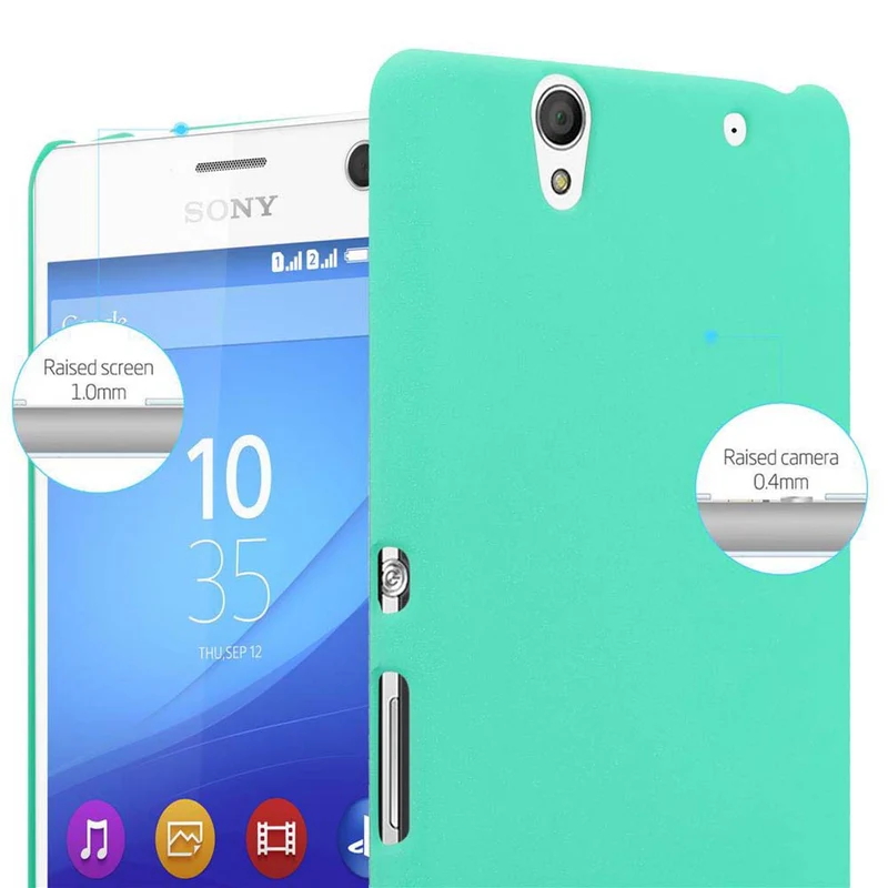 Cadorabo Hülle kompatibel mit Sony Xperia C4 Hard Case Schutzhülle in Frosted Optik gegen Kratzer und Stöße