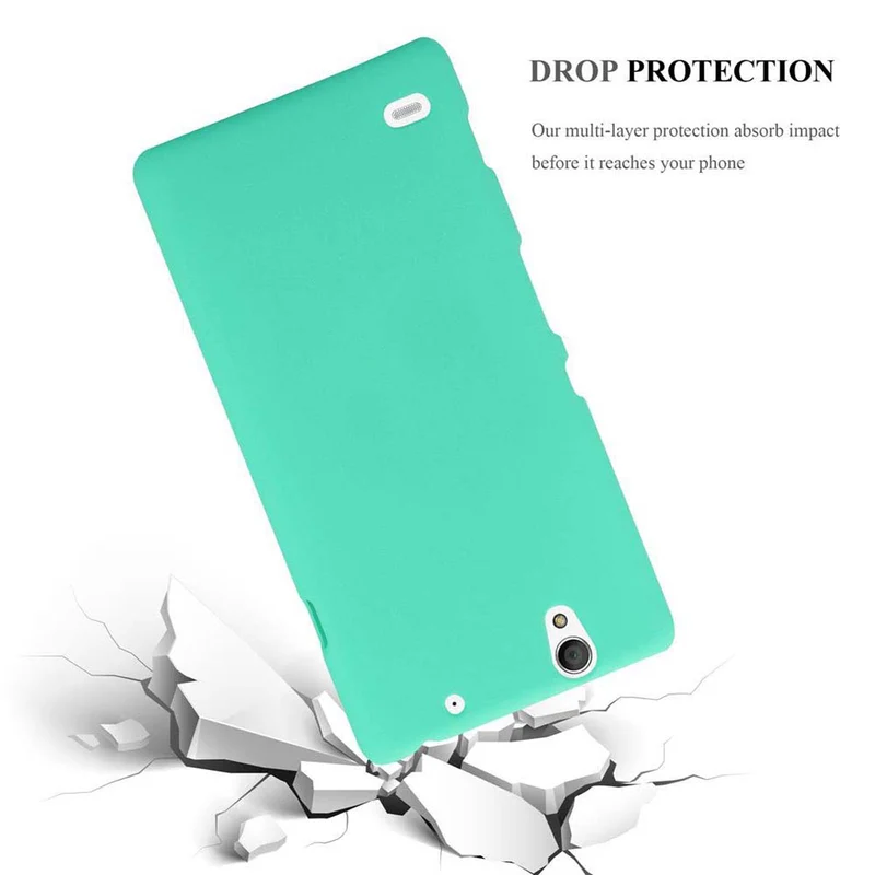 Cadorabo Hülle kompatibel mit Sony Xperia C4 Hard Case Schutzhülle in Frosted Optik gegen Kratzer und Stöße