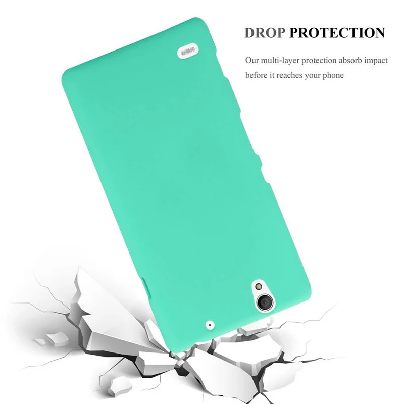Cadorabo Hülle kompatibel mit Sony Xperia C4 Hard Case Schutzhülle in Frosted Optik gegen Kratzer und Stöße