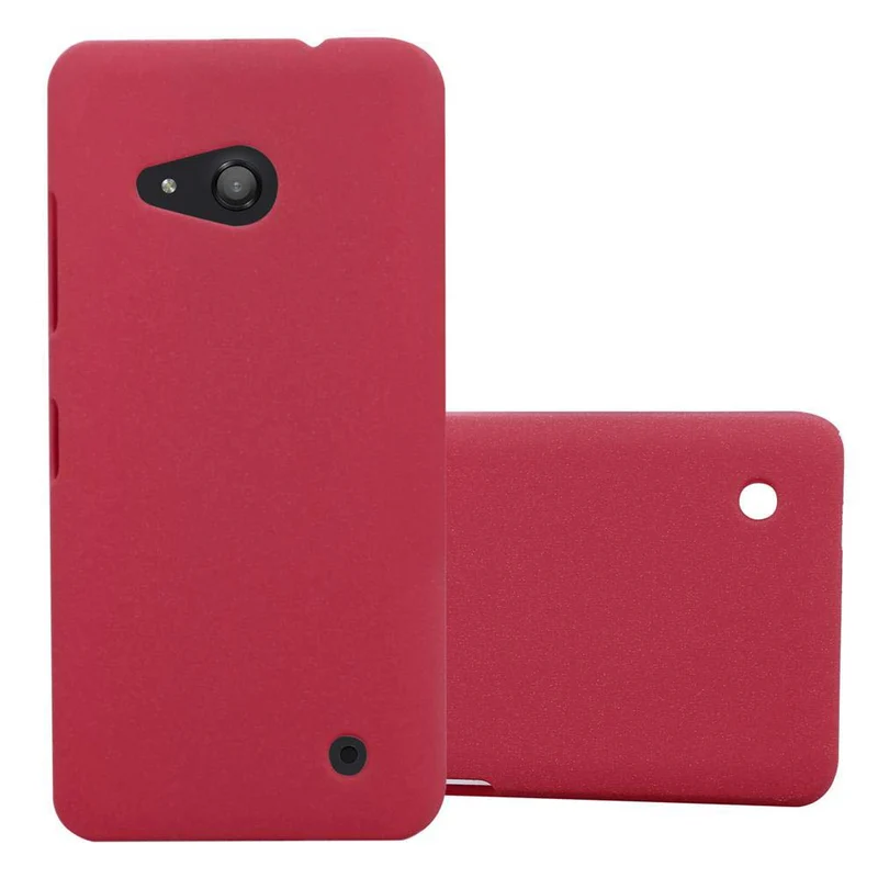 Cadorabo Hülle kompatibel mit Nokia Lumia 550 Hard Case Schutzhülle in Frosted Optik gegen Kratzer und Stöße