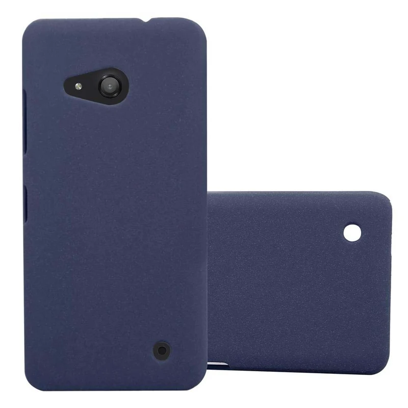 Cadorabo Hülle kompatibel mit Nokia Lumia 550 Hard Case Schutzhülle in Frosted Optik gegen Kratzer und Stöße