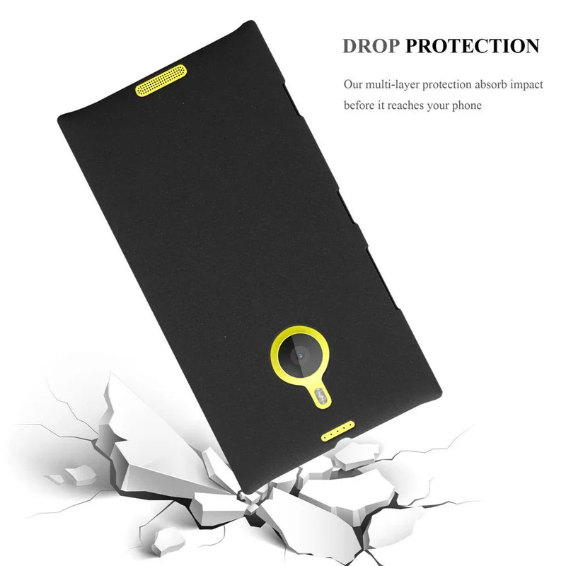 Cadorabo Hülle kompatibel mit Nokia Lumia 1520 Hard Case Schutzhülle in Frosted Optik gegen Kratzer und Stöße
