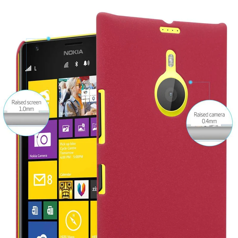 Cadorabo Hülle kompatibel mit Nokia Lumia 1520 Hard Case Schutzhülle in Frosted Optik gegen Kratzer und Stöße