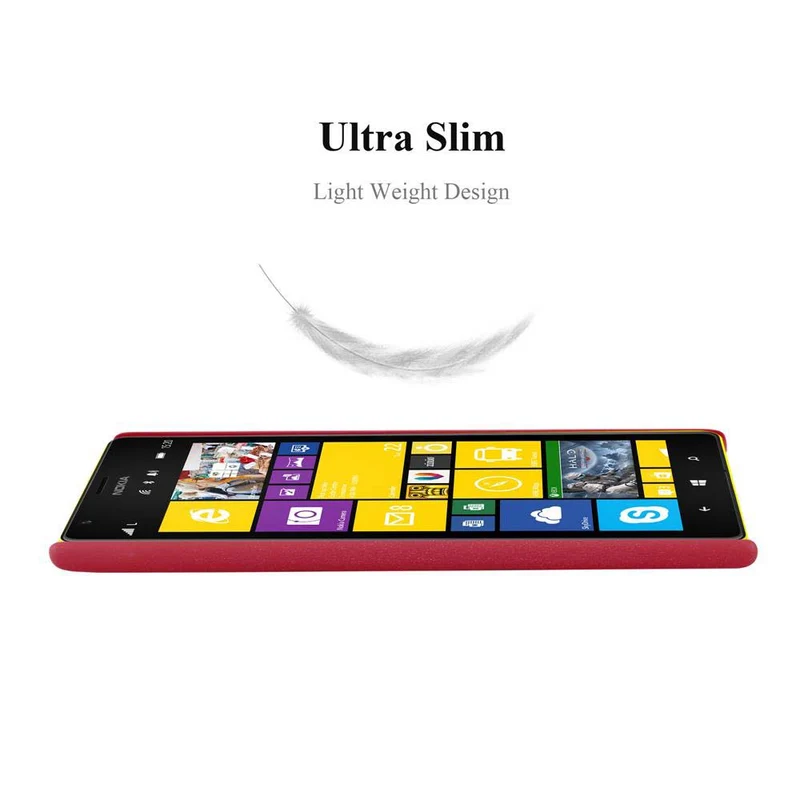 Cadorabo Hülle kompatibel mit Nokia Lumia 1520 Hard Case Schutzhülle in Frosted Optik gegen Kratzer und Stöße