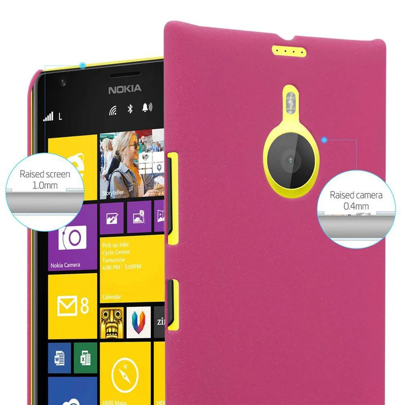 Cadorabo Hülle kompatibel mit Nokia Lumia 1520 Hard Case Schutzhülle in Frosted Optik gegen Kratzer und Stöße