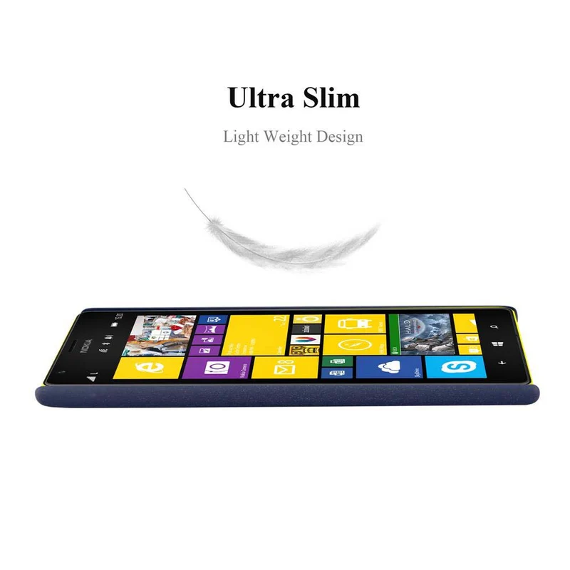 Cadorabo Hülle kompatibel mit Nokia Lumia 1520 Hard Case Schutzhülle in Frosted Optik gegen Kratzer und Stöße