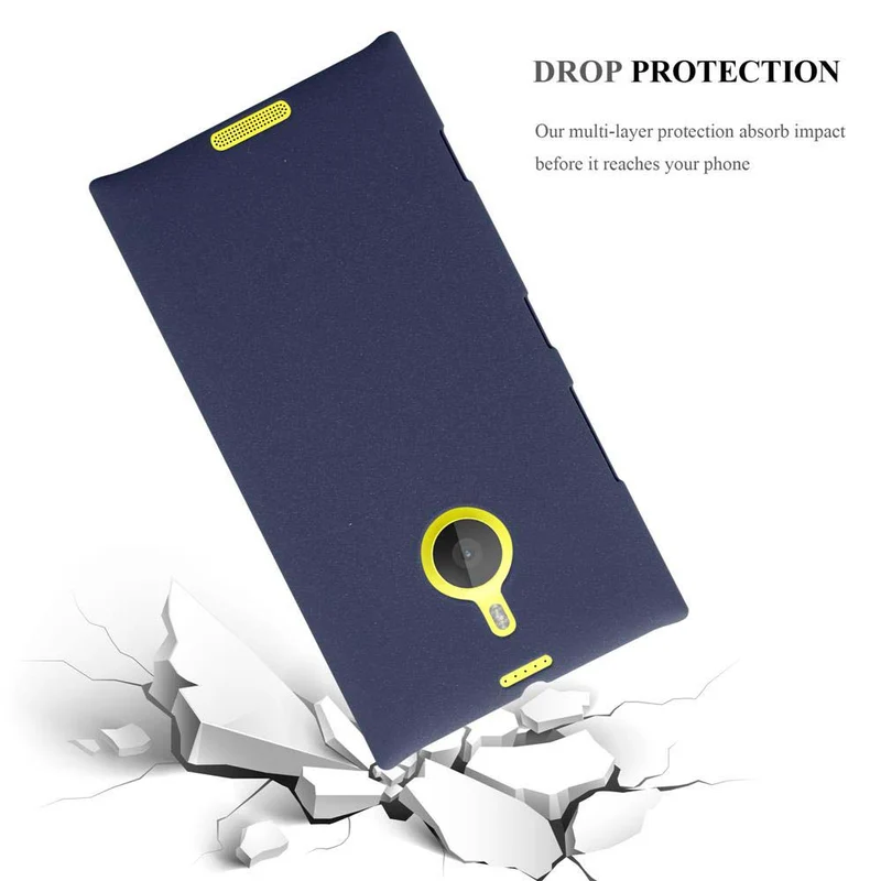 Cadorabo Hülle kompatibel mit Nokia Lumia 1520 Hard Case Schutzhülle in Frosted Optik gegen Kratzer und Stöße
