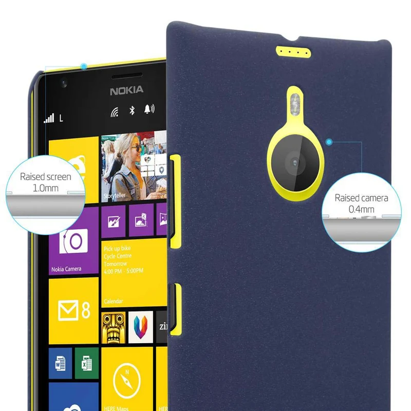 Cadorabo Hülle kompatibel mit Nokia Lumia 1520 Hard Case Schutzhülle in Frosted Optik gegen Kratzer und Stöße