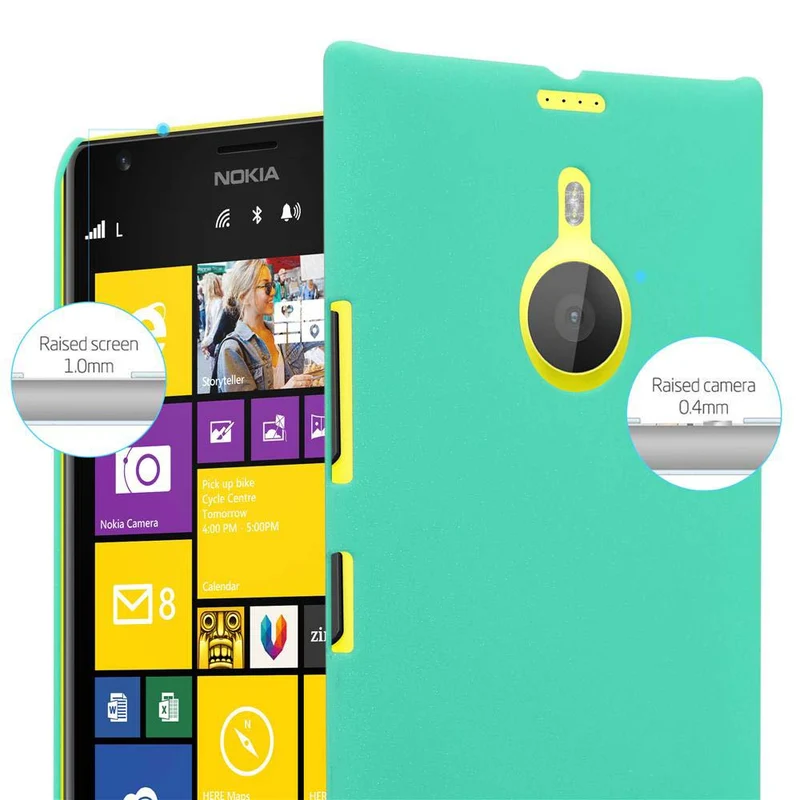 Cadorabo Hülle kompatibel mit Nokia Lumia 1520 Hard Case Schutzhülle in Frosted Optik gegen Kratzer und Stöße