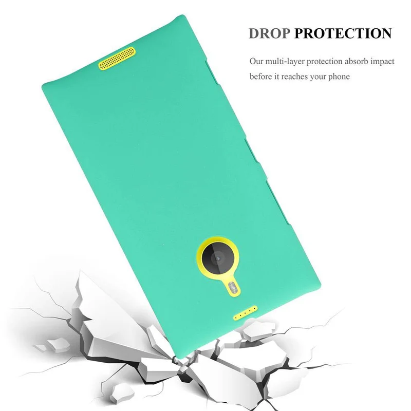 Cadorabo Hülle kompatibel mit Nokia Lumia 1520 Hard Case Schutzhülle in Frosted Optik gegen Kratzer und Stöße