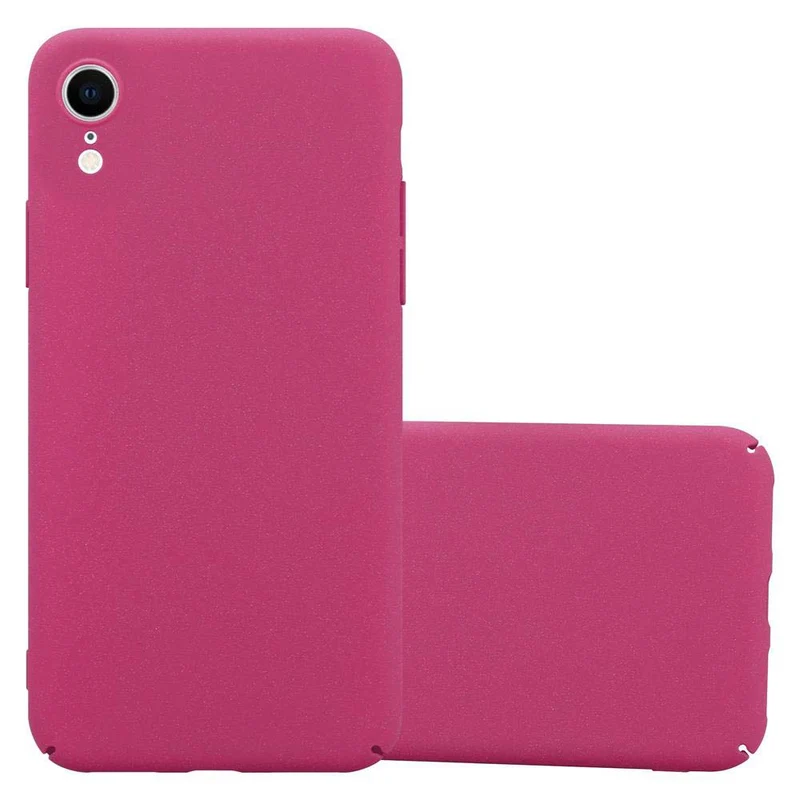 Cadorabo Hülle kompatibel mit Apple iPhone XR Hard Case Schutzhülle in Frosted Optik gegen Kratzer und Stöße