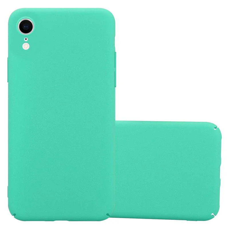 Cadorabo Hülle kompatibel mit Apple iPhone XR Hard Case Schutzhülle in Frosted Optik gegen Kratzer und Stöße