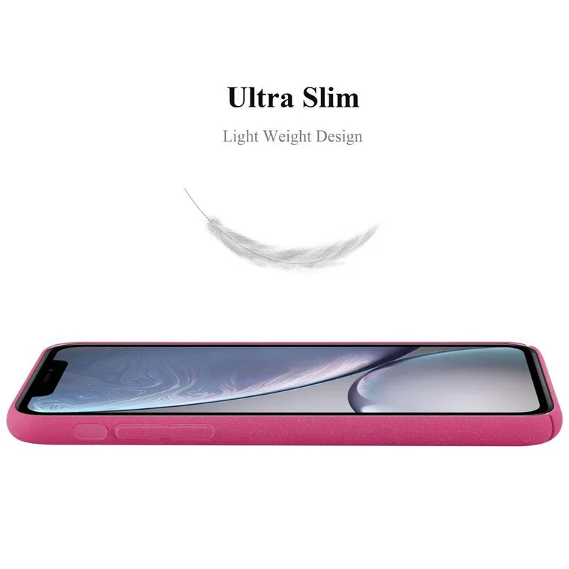 Cadorabo Hülle kompatibel mit Apple iPhone XR Hard Case Schutzhülle in Frosted Optik gegen Kratzer und Stöße