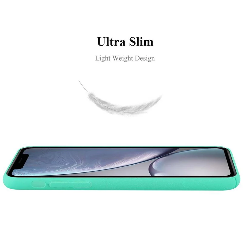 Cadorabo Hülle kompatibel mit Apple iPhone XR Hard Case Schutzhülle in Frosted Optik gegen Kratzer und Stöße