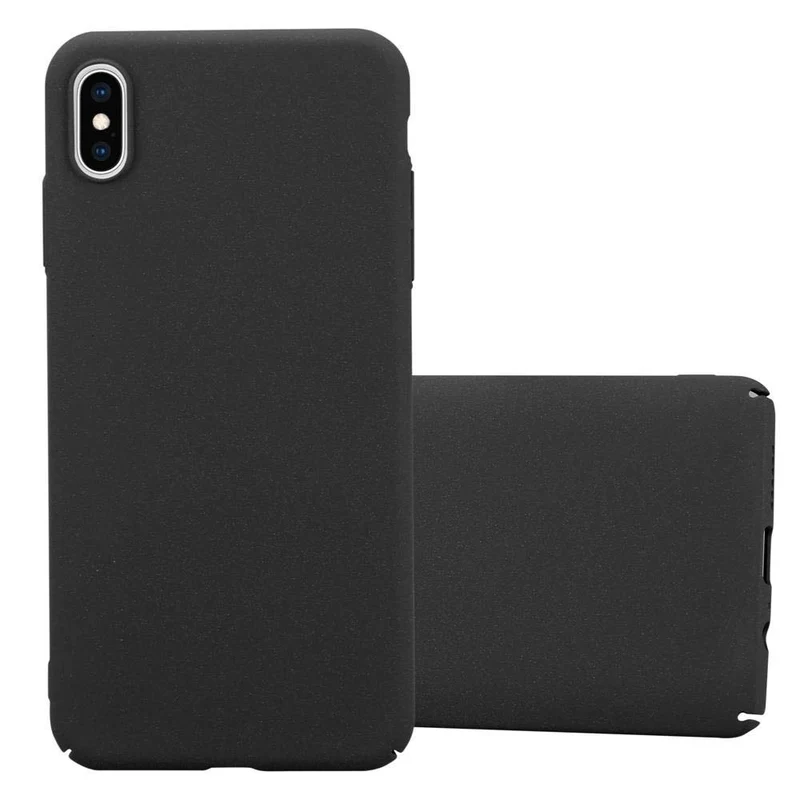Cadorabo Hülle kompatibel mit Apple iPhone XS MAX Hard Case Schutzhülle in Frosted Optik gegen Kratzer und Stöße