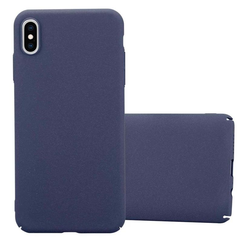 Cadorabo Hülle kompatibel mit Apple iPhone XS MAX Hard Case Schutzhülle in Frosted Optik gegen Kratzer und Stöße
