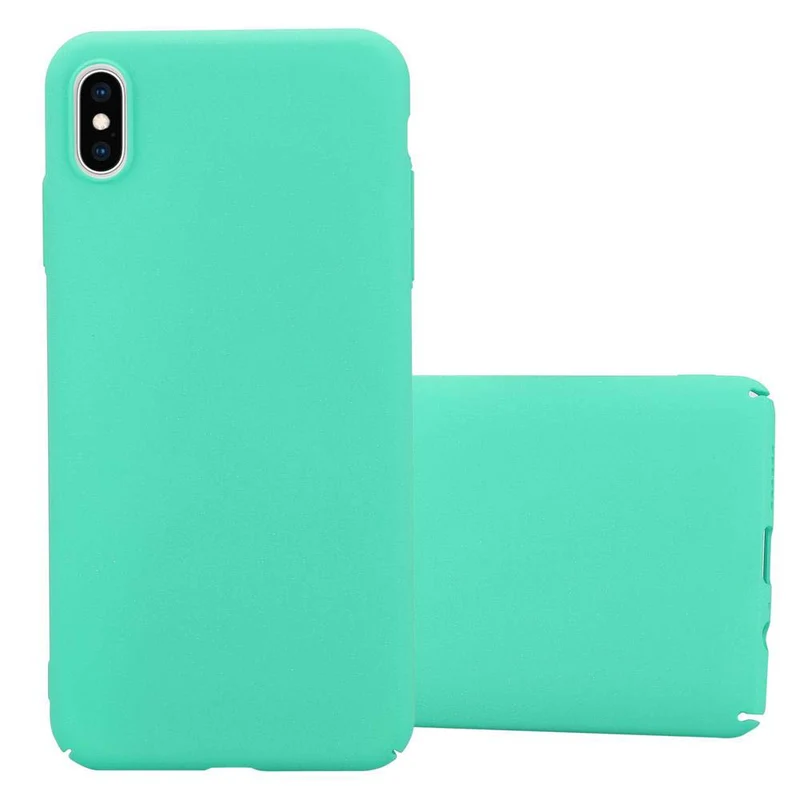 Cadorabo Hülle kompatibel mit Apple iPhone XS MAX Hard Case Schutzhülle in Frosted Optik gegen Kratzer und Stöße