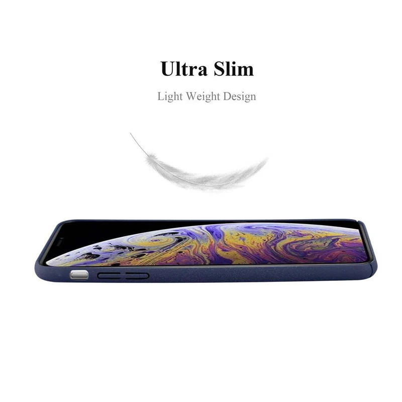 Cadorabo Hülle kompatibel mit Apple iPhone XS MAX Hard Case Schutzhülle in Frosted Optik gegen Kratzer und Stöße