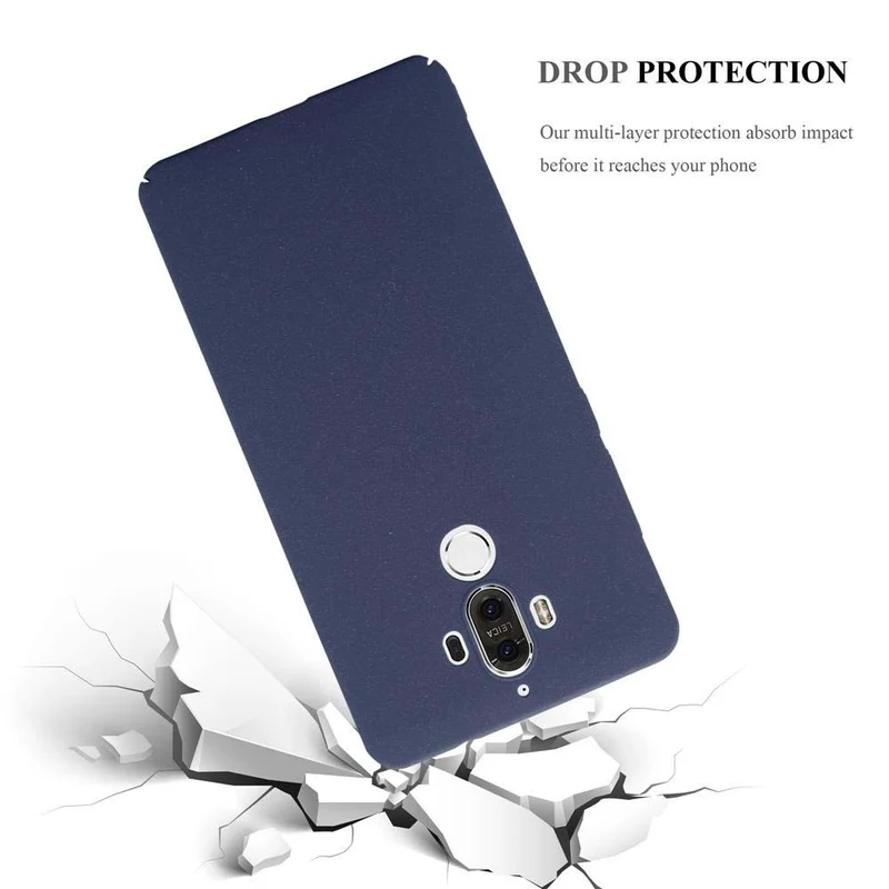 Cadorabo Hülle kompatibel mit Huawei MATE 9 Hard Case Schutzhülle in Frosted Optik gegen Kratzer und Stöße