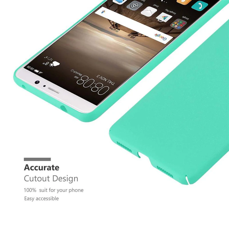Cadorabo Hülle kompatibel mit Huawei MATE 9 Hard Case Schutzhülle in Frosted Optik gegen Kratzer und Stöße