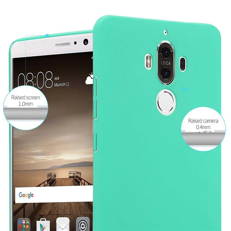 Cadorabo Hülle kompatibel mit Huawei MATE 9 Hard Case Schutzhülle in Frosted Optik gegen Kratzer und Stöße