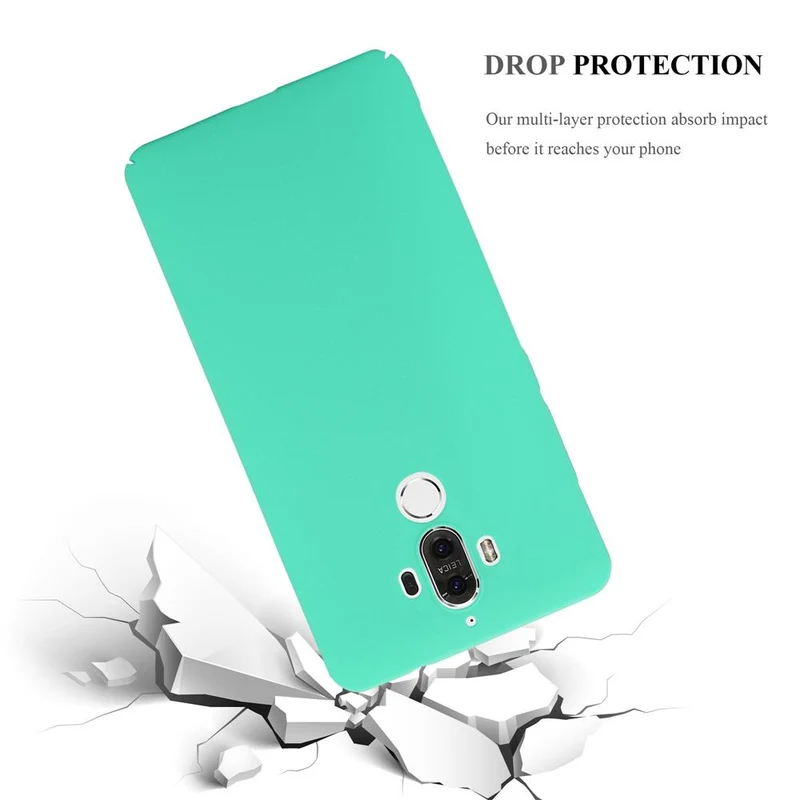 Cadorabo Hülle kompatibel mit Huawei MATE 9 Hard Case Schutzhülle in Frosted Optik gegen Kratzer und Stöße