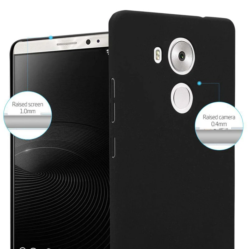 Cadorabo Hülle kompatibel mit Huawei MATE 8 Hard Case Schutzhülle in Frosted Optik gegen Kratzer und Stöße
