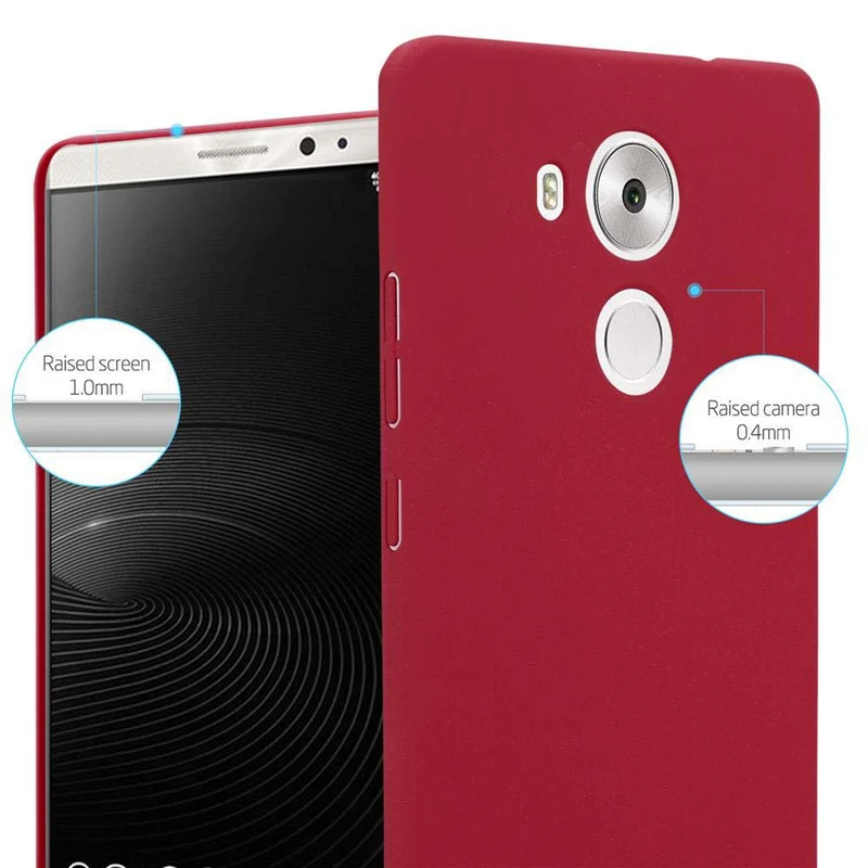 Cadorabo Hülle kompatibel mit Huawei MATE 8 Hard Case Schutzhülle in Frosted Optik gegen Kratzer und Stöße