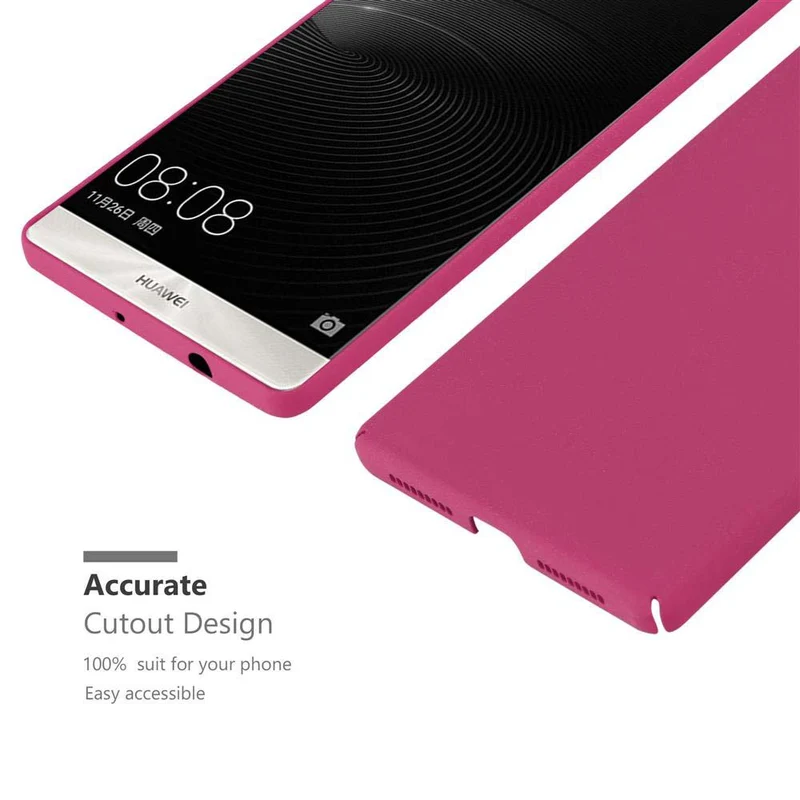 Cadorabo Hülle kompatibel mit Huawei MATE 8 Hard Case Schutzhülle in Frosted Optik gegen Kratzer und Stöße