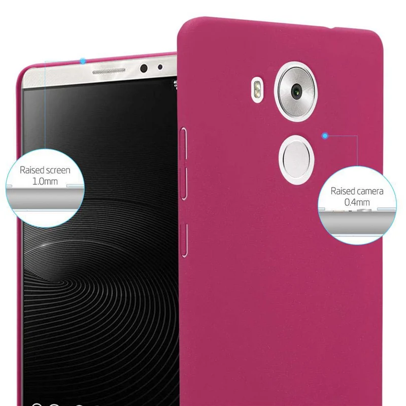 Cadorabo Hülle kompatibel mit Huawei MATE 8 Hard Case Schutzhülle in Frosted Optik gegen Kratzer und Stöße