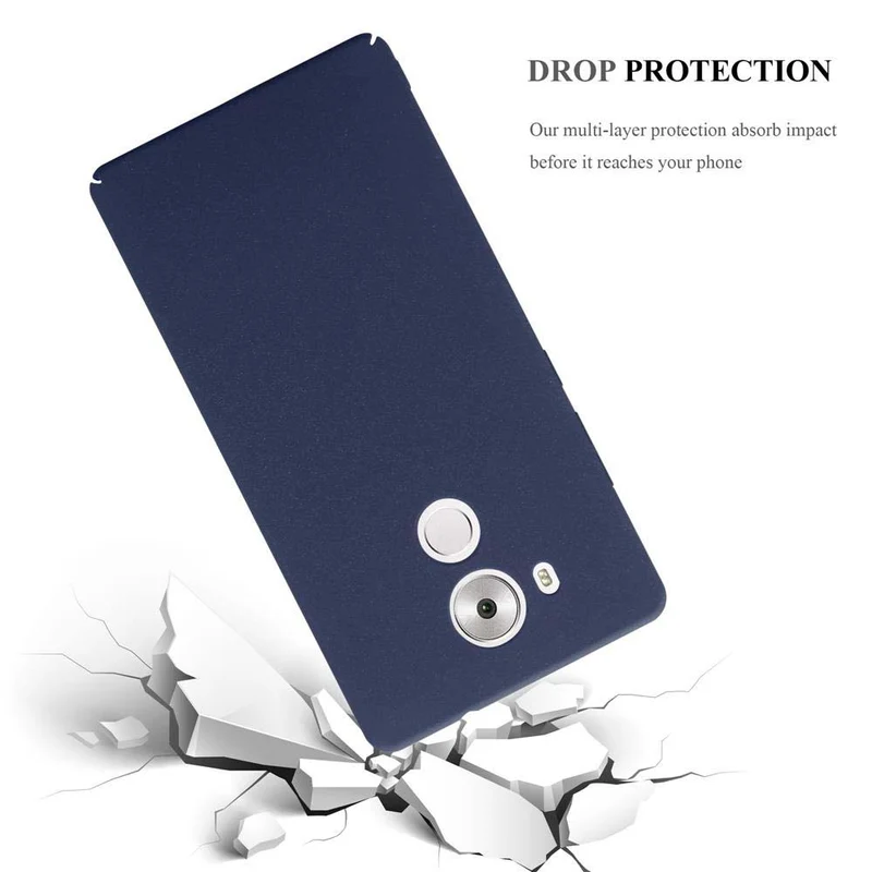 Cadorabo Hülle kompatibel mit Huawei MATE 8 Hard Case Schutzhülle in Frosted Optik gegen Kratzer und Stöße