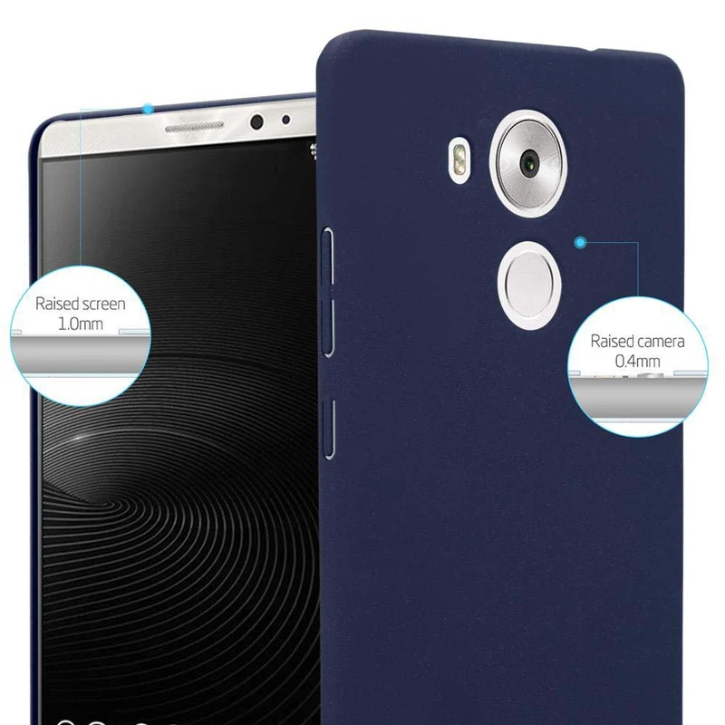 Cadorabo Hülle kompatibel mit Huawei MATE 8 Hard Case Schutzhülle in Frosted Optik gegen Kratzer und Stöße