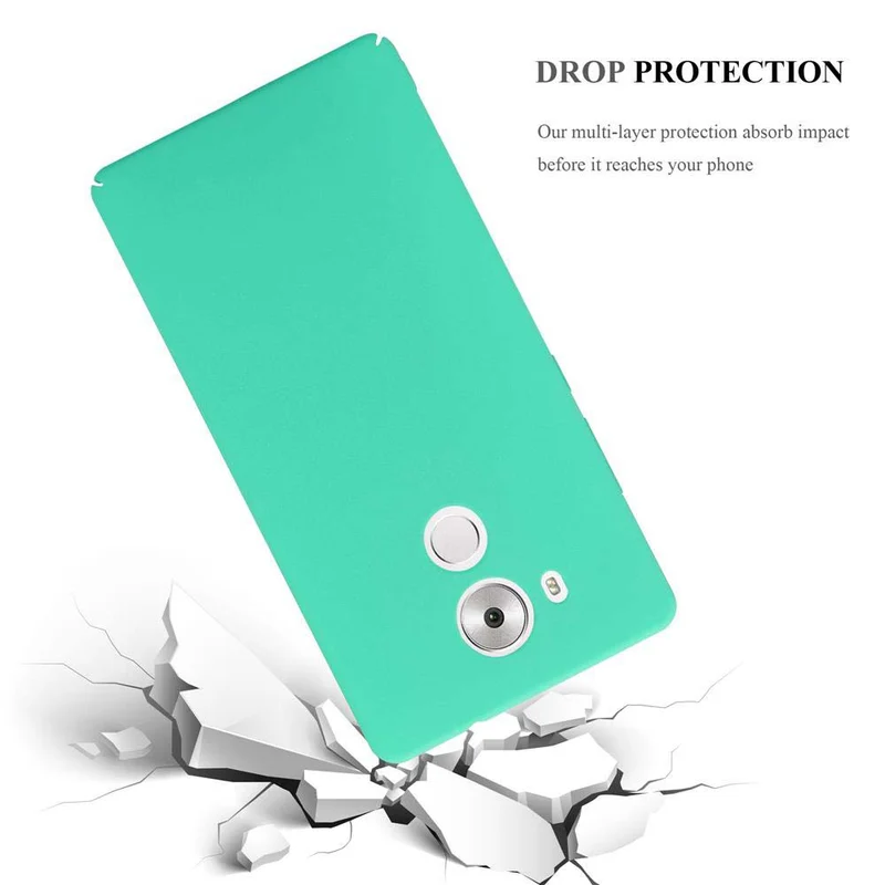 Cadorabo Hülle kompatibel mit Huawei MATE 8 Hard Case Schutzhülle in Frosted Optik gegen Kratzer und Stöße