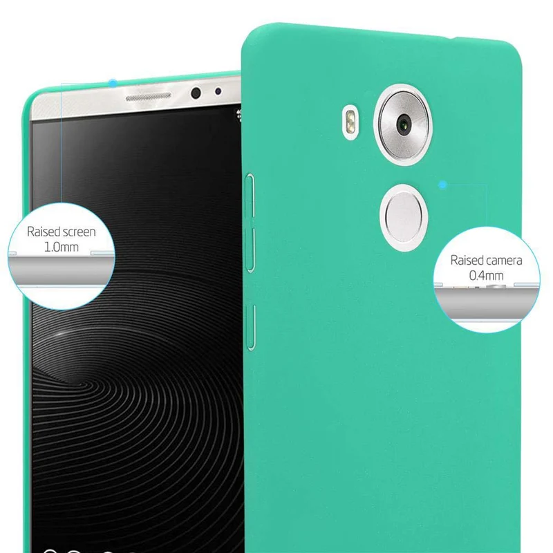 Cadorabo Hülle kompatibel mit Huawei MATE 8 Hard Case Schutzhülle in Frosted Optik gegen Kratzer und Stöße