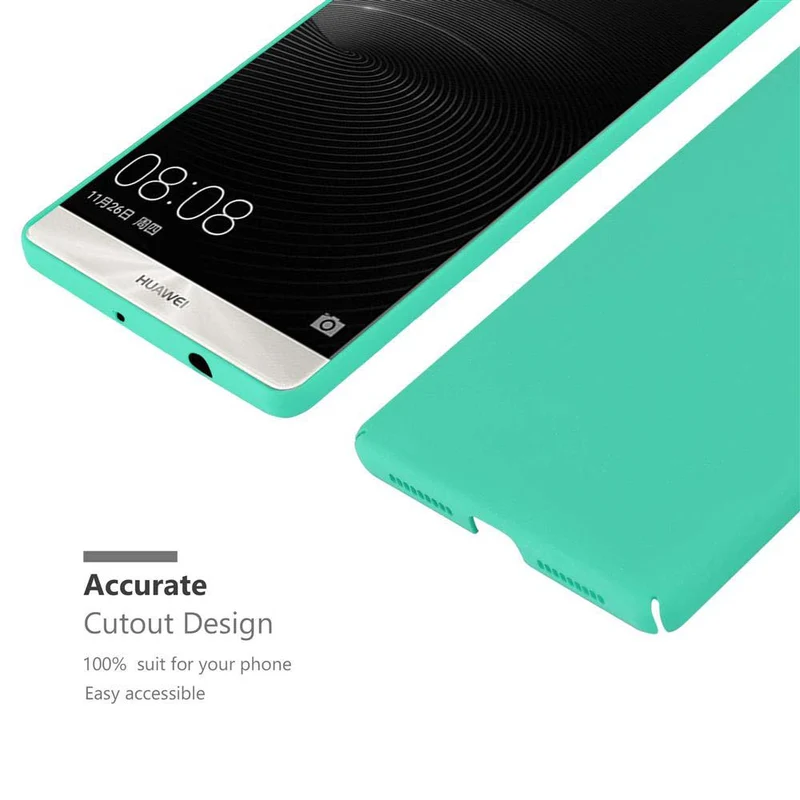 Cadorabo Hülle kompatibel mit Huawei MATE 8 Hard Case Schutzhülle in Frosted Optik gegen Kratzer und Stöße